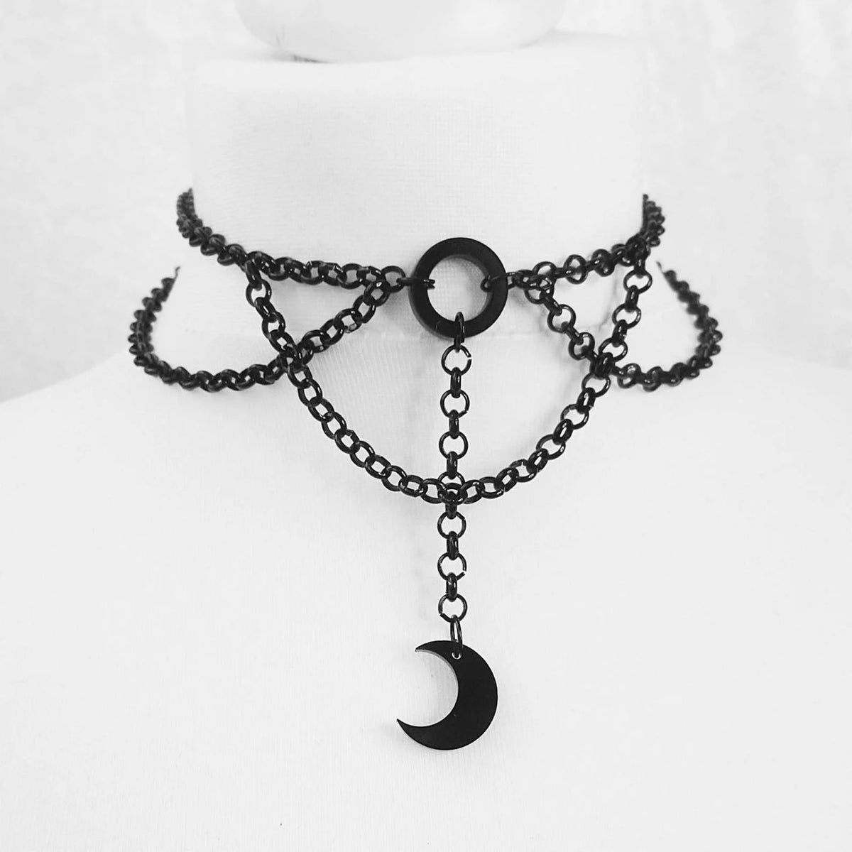 Adjustable Gothic Steel Ring Set - 4-Piece Punk & Alternative Stackable Rings